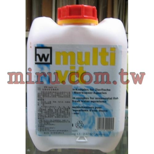 德國HW 海水系列 MULTI VIT淡海水綜合維他命(5L)