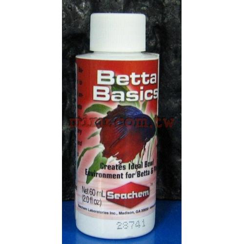 美國原裝進口 西肯Seachem 鬥魚水質穩定劑(60ml)