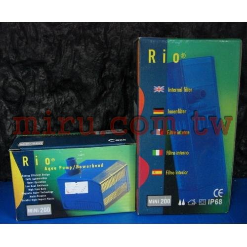 RIO mini 200Mini迷你型沉水馬達(250L/H)(台灣製)