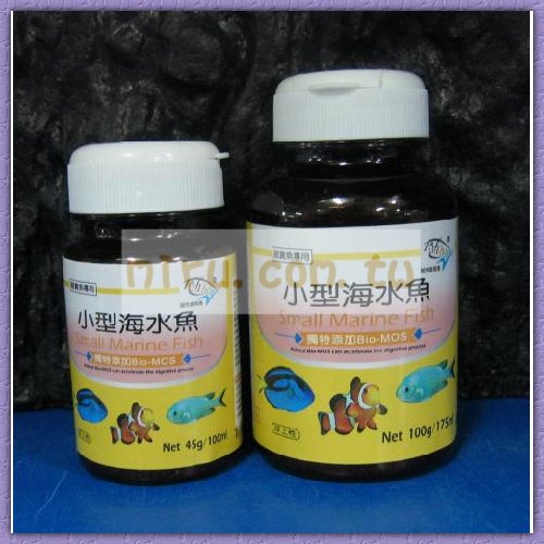 FishBar 小型海水魚飼料(獨特添加Bio-MOS)100g