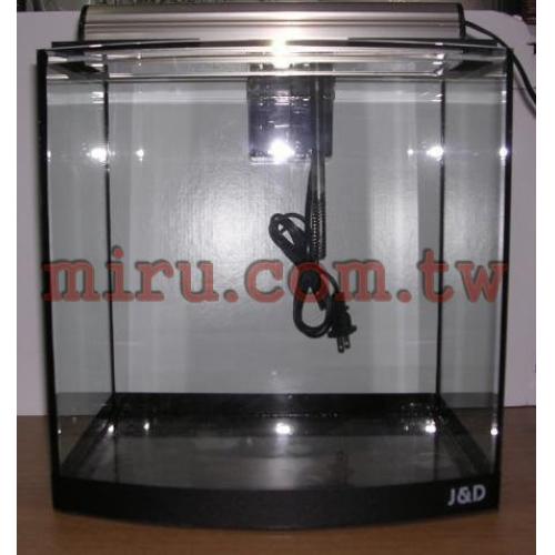 J&D高品質1呎海灣缸加高加寬型(缸+電燈+外掛)