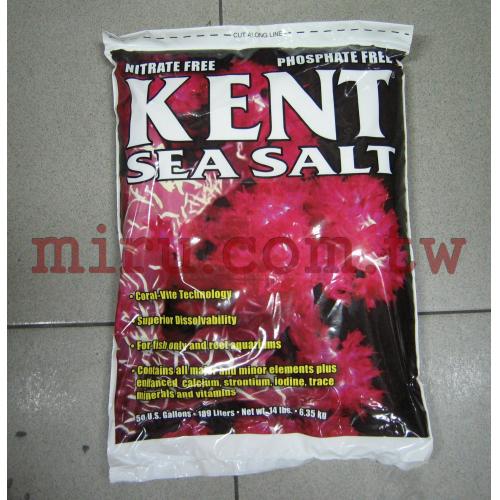 美國KENT MARINE 加鈣速溶軟體鹽 6.3KG