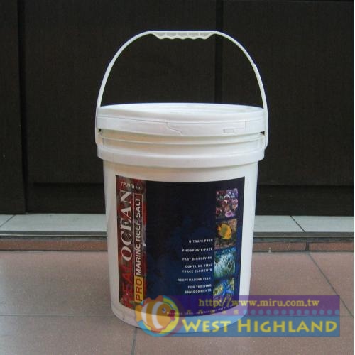 REAL OCEAN 軟體鹽（海水素）桶裝19kg