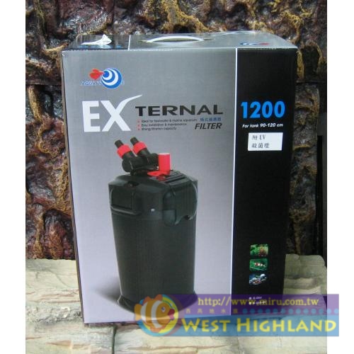 AW-水世界 EX桶式過濾器 1800 附9wUV殺菌燈管 