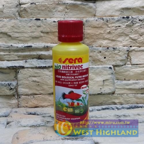 德國Sera喜瑞 Bio Nitrivec超濃縮硝化菌 濃縮生物硝化菌250ml