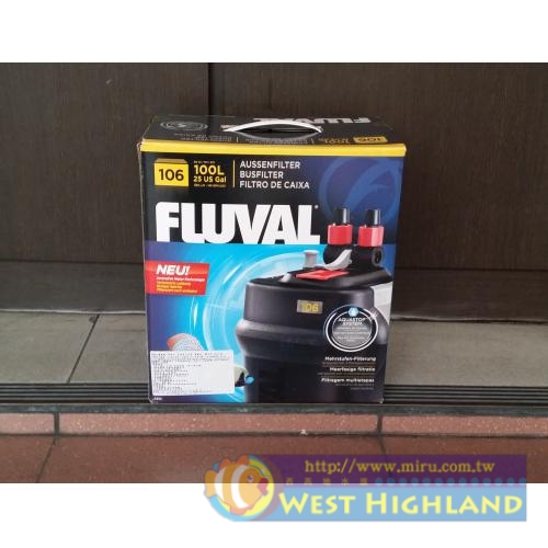 HAGEN赫根  FLUVAL 106圓桶 桶式過濾100L魚缸用