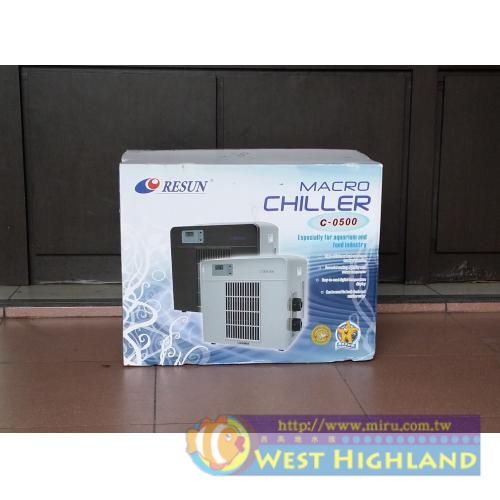日生超靜音 冷水機 冷卻機(CW500)1/2HP日本三菱高效壓縮機